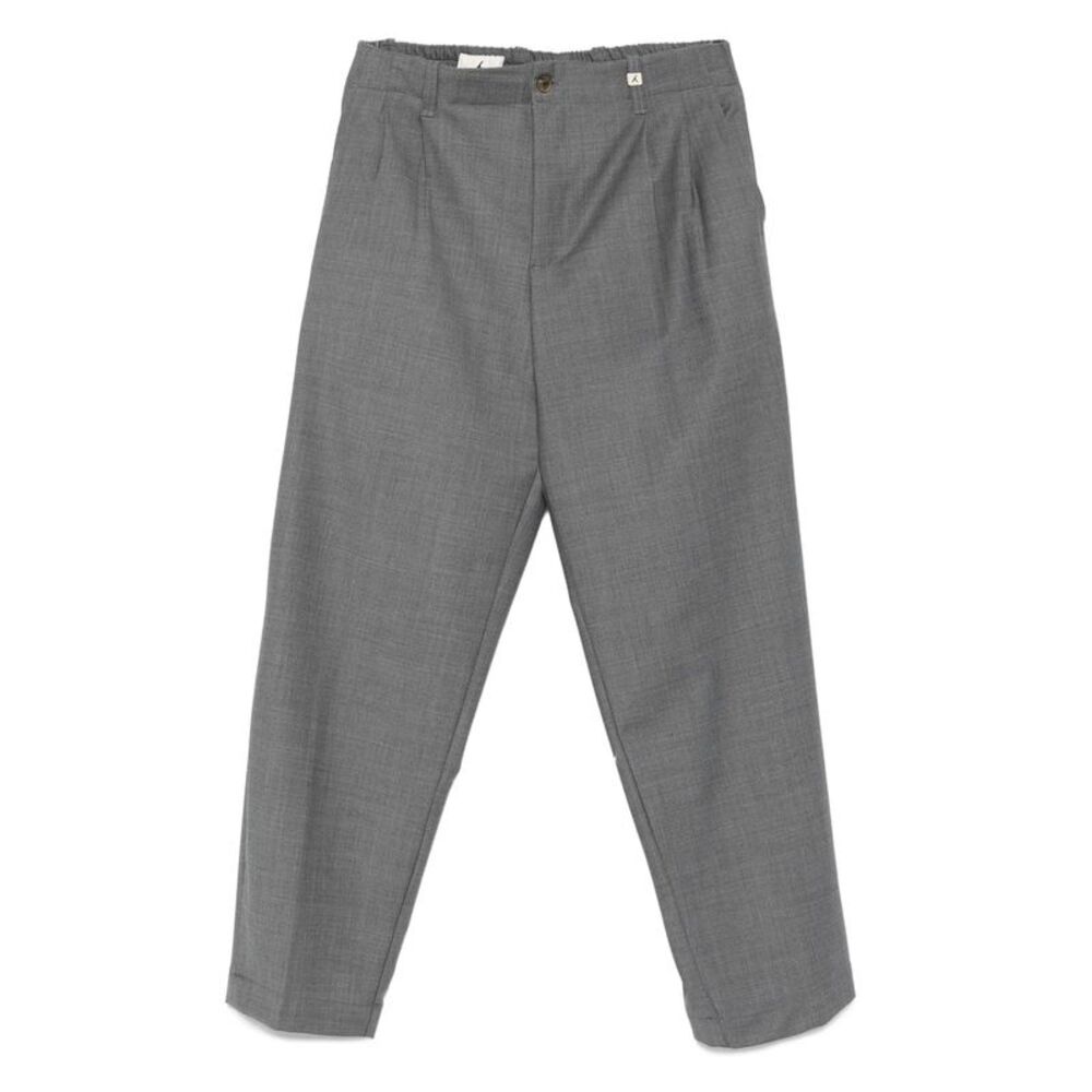 Myths Grey Trousers - Regular & Straight-Leg Trousers Men